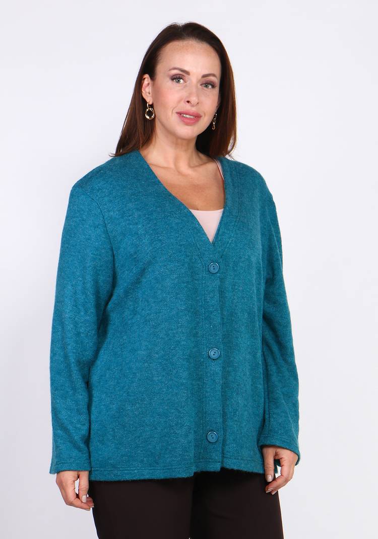 Кардиган на пуговицах с длинным рукавом шир.  750, рис. 11