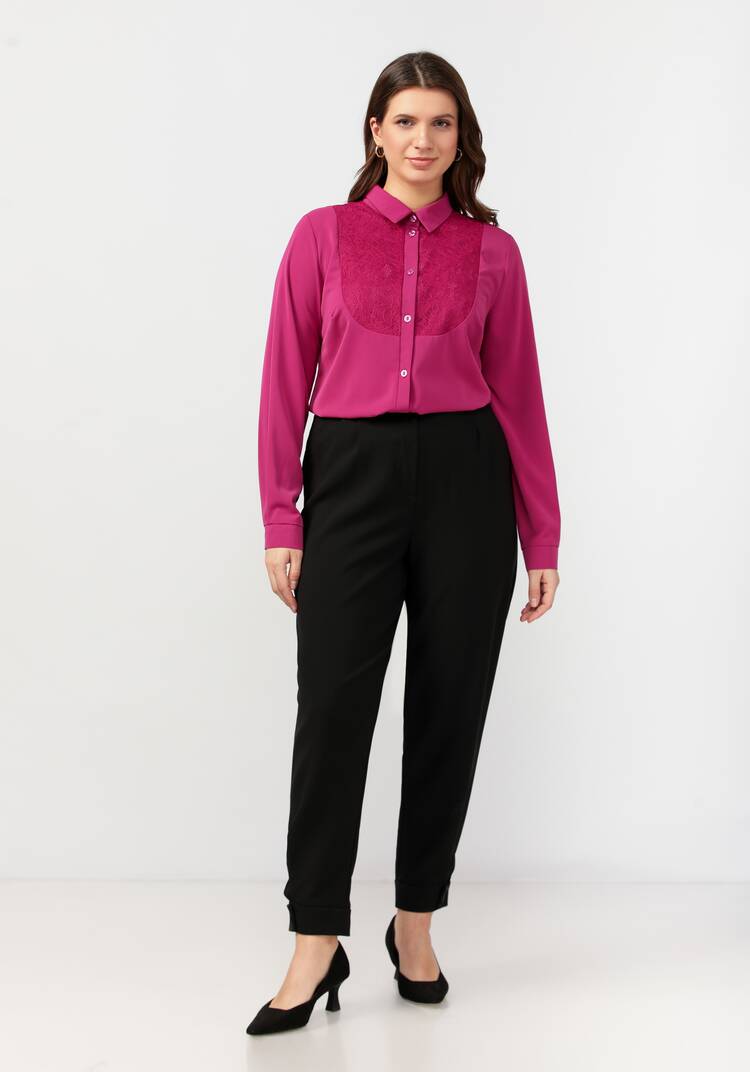 Брюки с манжетами по низу Амелия шир.  750, рис. 13