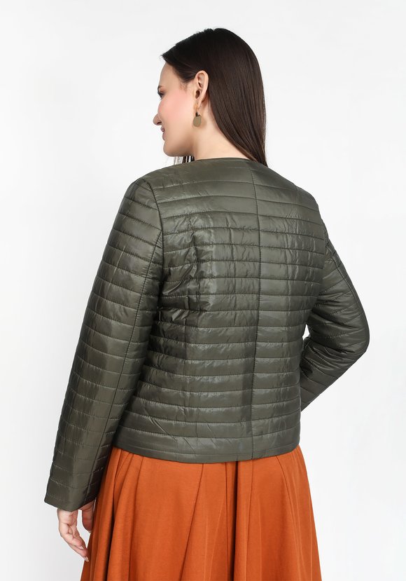 Куртка с карманами и горизонтальной стежкой шир.  580, рис. 10