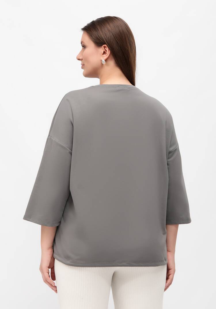 Блуза с принтом на кулиске шир.  750, рис. 15