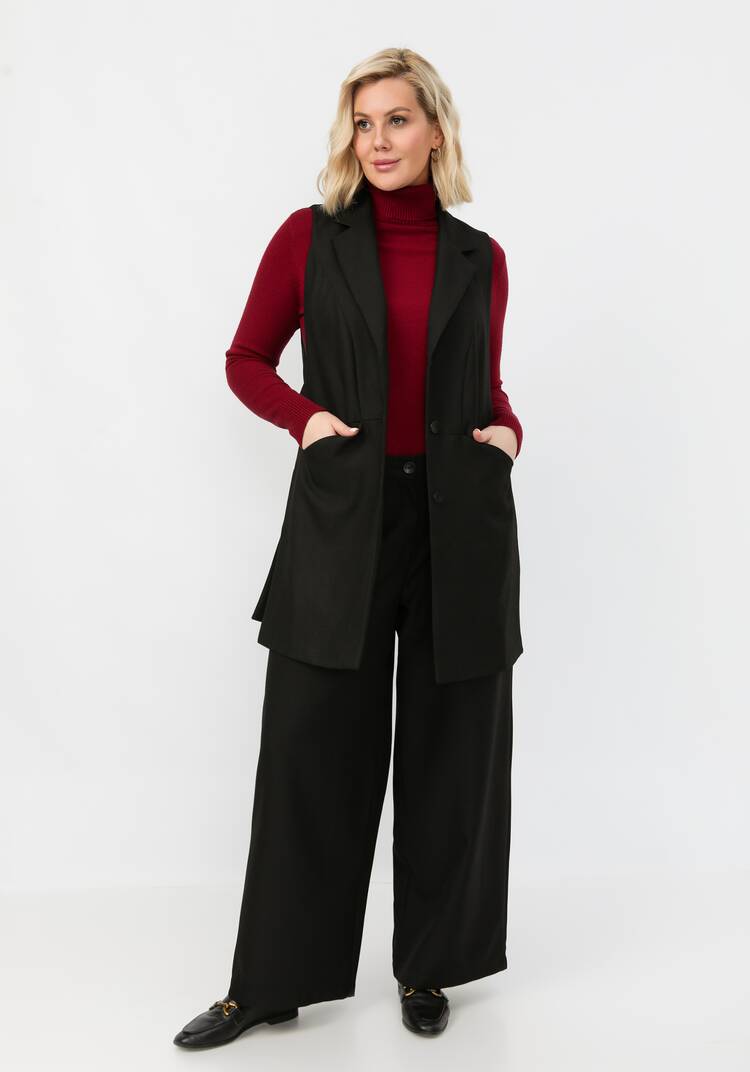 Жилет удлиненный с разрезами по бокам шир.  750, рис. 10