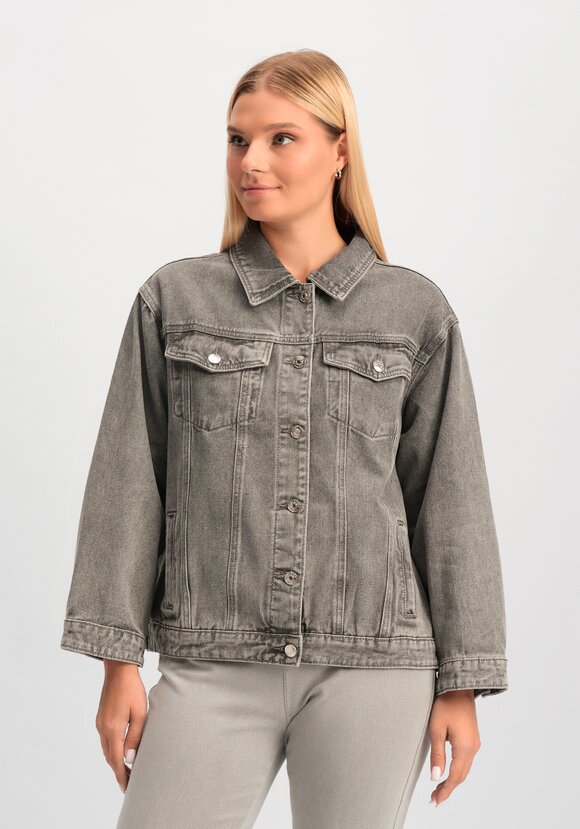 Джинсовая куртка Лора шир.  580, рис. 8