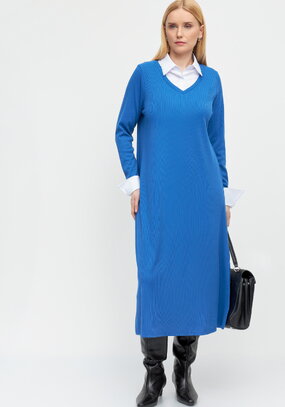 Платье с боковыми разрезами Илона