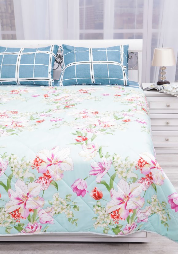 КПБ с одеялом Богатое приданое, евро шир.  580, рис. 12