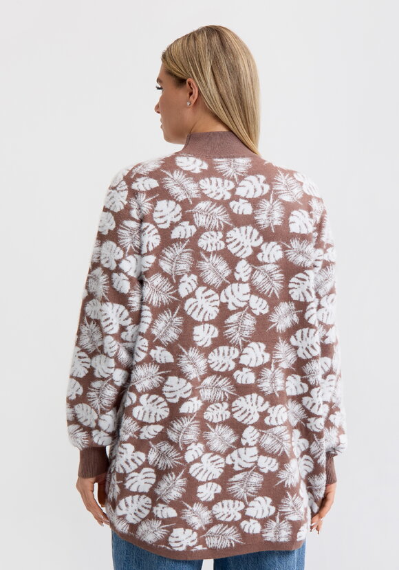 Туника пушистая с принтом шир.  580, рис. 21