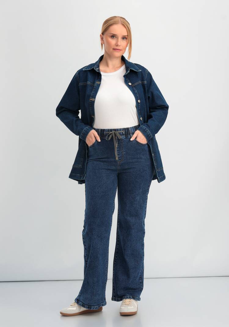 Джинсы Аглая шир.  750, рис. 8