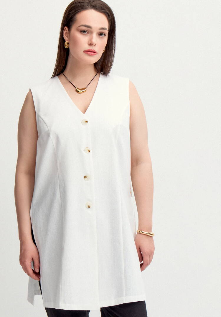 Жилет изо льна шир.  750, рис. 12