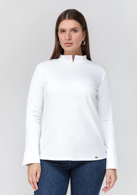 Джемпер с оригинальными манжетами шир.  580, рис. 4