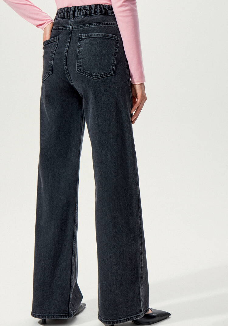 Джинсы прямого кроя с высокой посадкой шир.  750, рис. 3