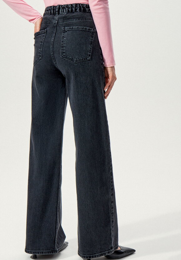 Джинсы прямого кроя с высокой посадкой шир.  580, рис. 3