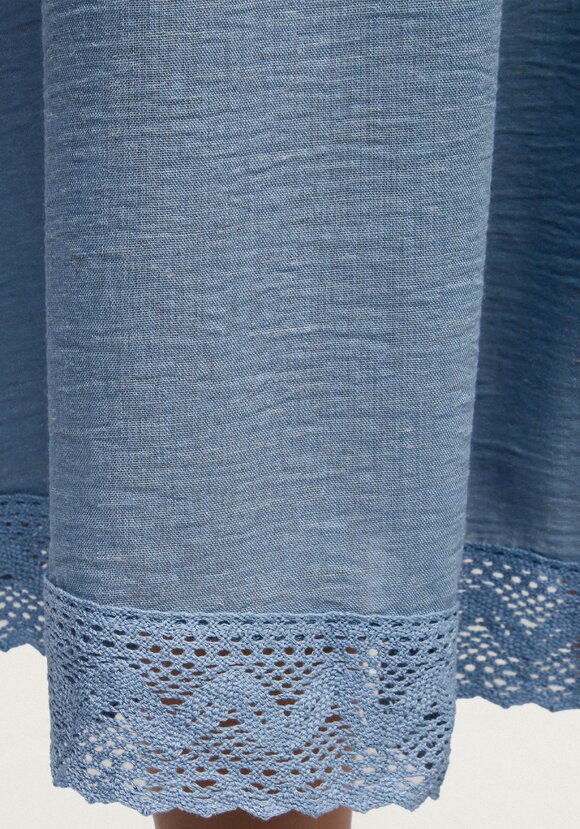 Юбка изо льна Магия кружева шир.  580, рис. 6