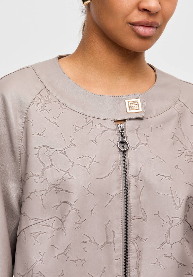 Куртка из премиальной экокожи шир.  750, рис. 6