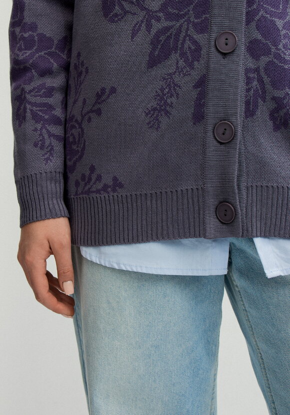 Кардиган с нежным цветочным принтом шир.  580, рис. 13