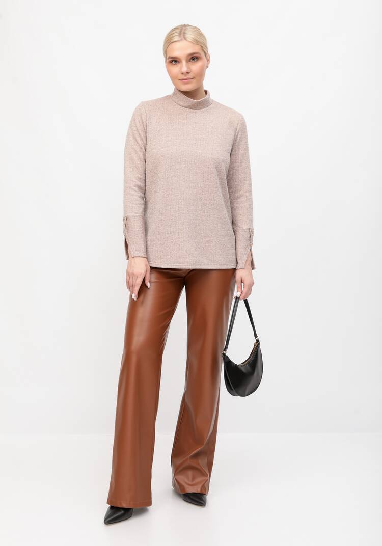 Водолазка в рубчик с люрексом шир.  750, рис. 30