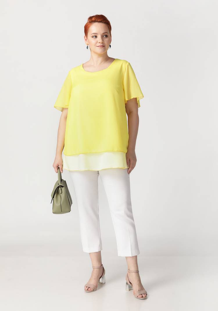 Блузка из шифона НОА шир.  750, рис. 3