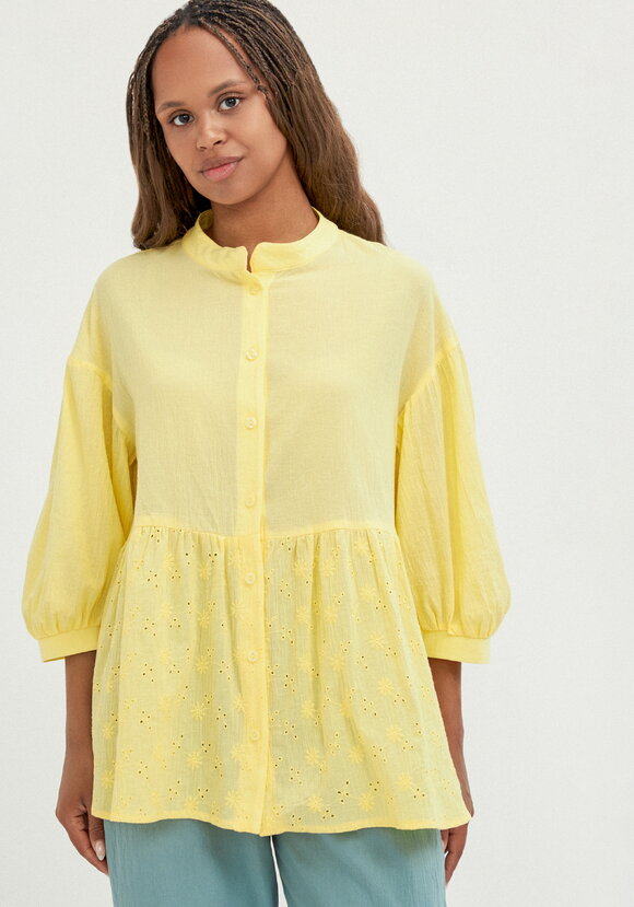 Блуза комбинированная с шитьём шир.  580, рис. 19