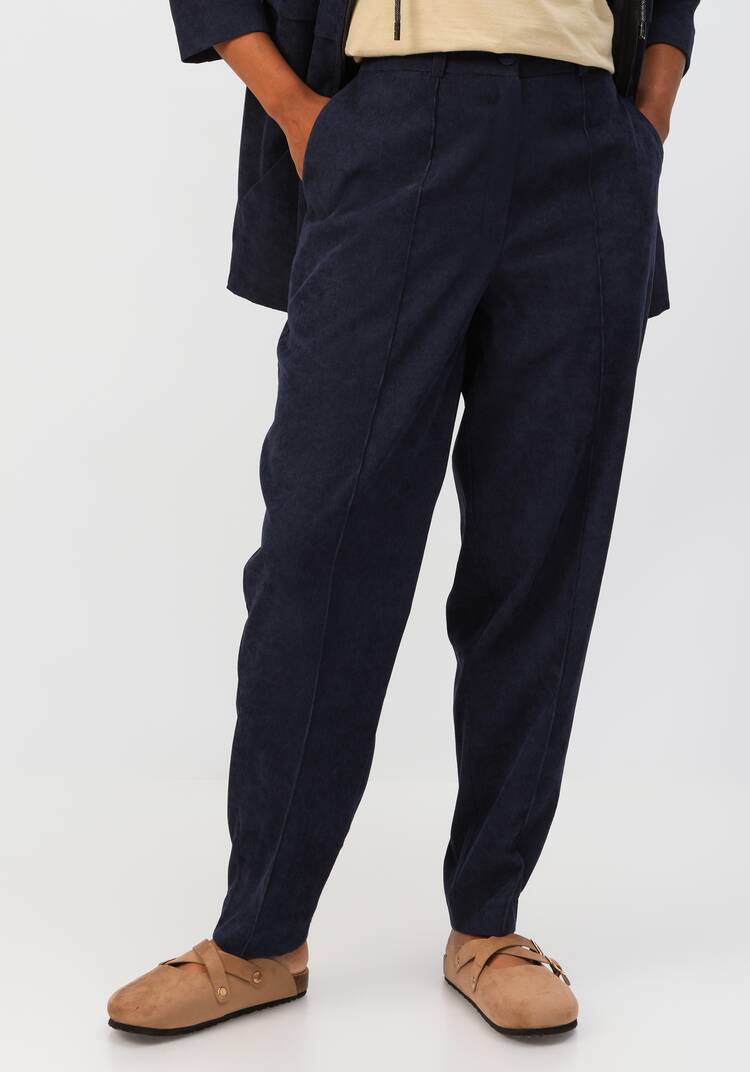 Брюки-бананы вельветовые с карманами шир.  750, рис. 9