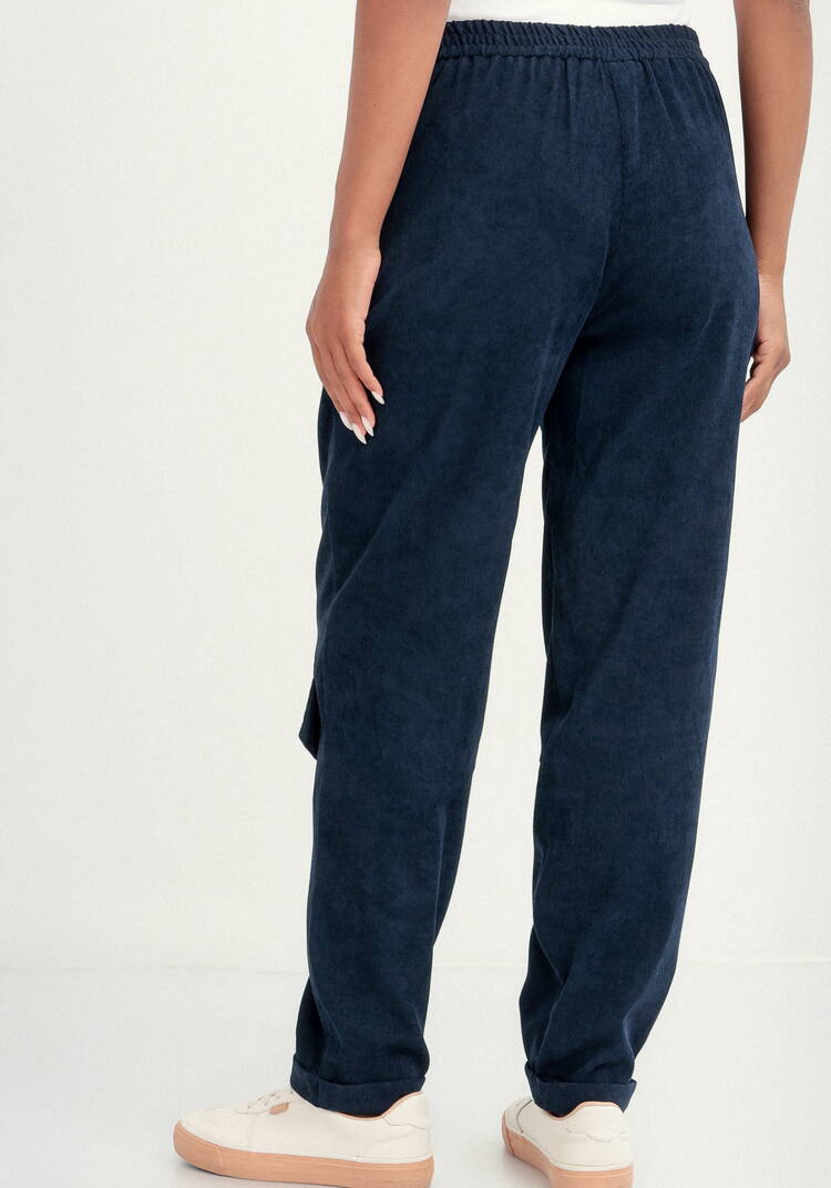 Брюки бананы вельветовые на резинке шир.  750, рис. 26