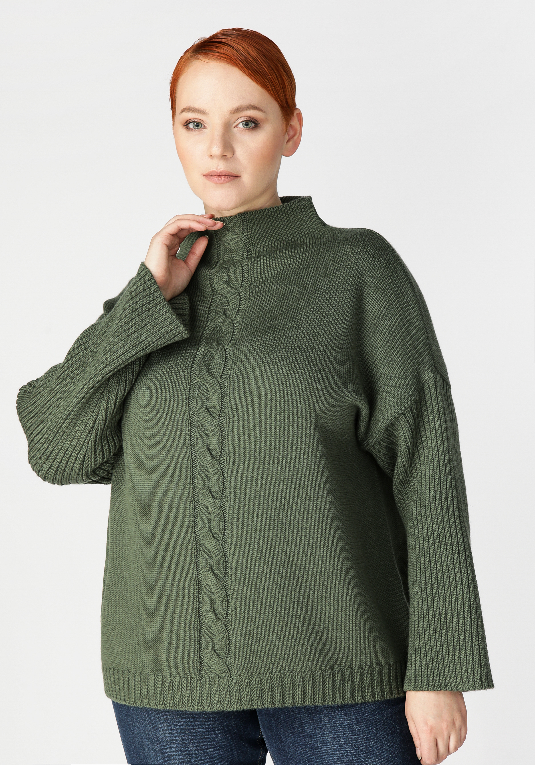 Джемпер женский с косой 1699₽