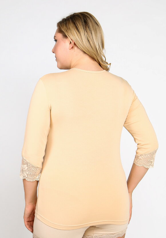 Майка с рукавом 3/4 Леди Кармен шир.  580, рис. 22