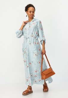 Платье А-силуэта на кулиске