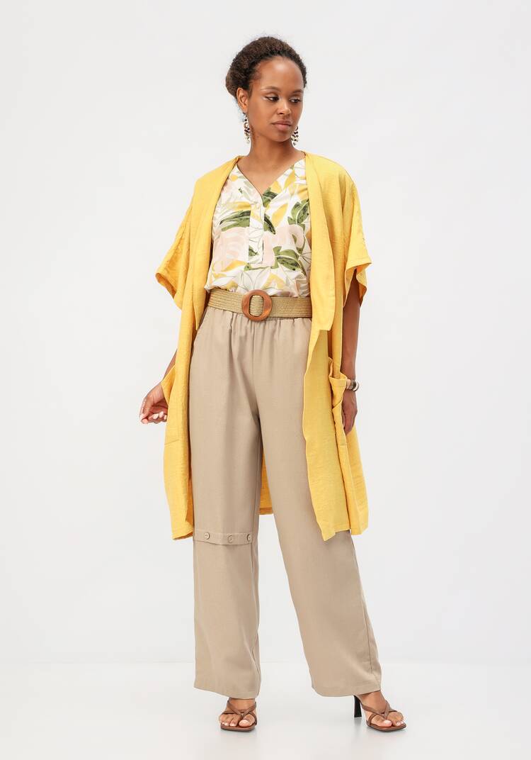 Брюки с декоративной планкой шир.  750, рис. 31