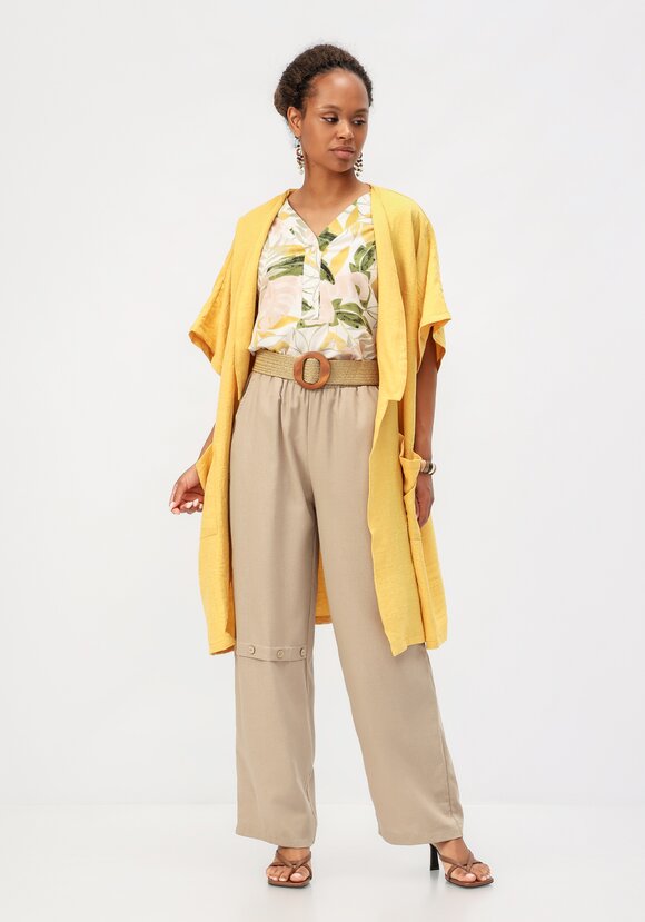 Брюки с декоративной планкой шир.  580, рис. 31