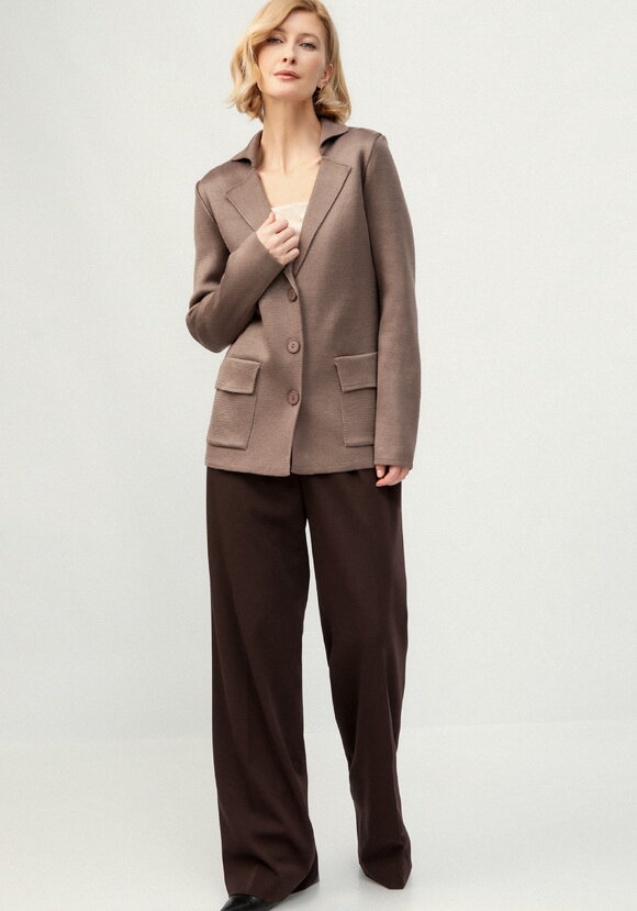 Пиджак с английским воротником шир.  580, рис. 10