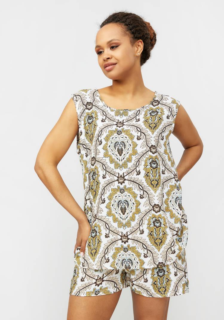 Комплект из майки и шорт Виолетта шир.  750, рис. 7