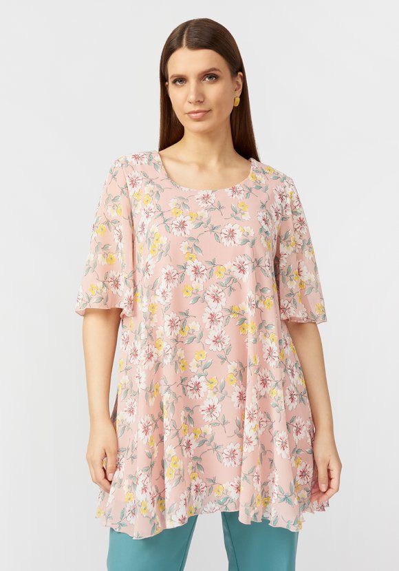 Туника свободного кроя Катрин шир.  580, рис. 9