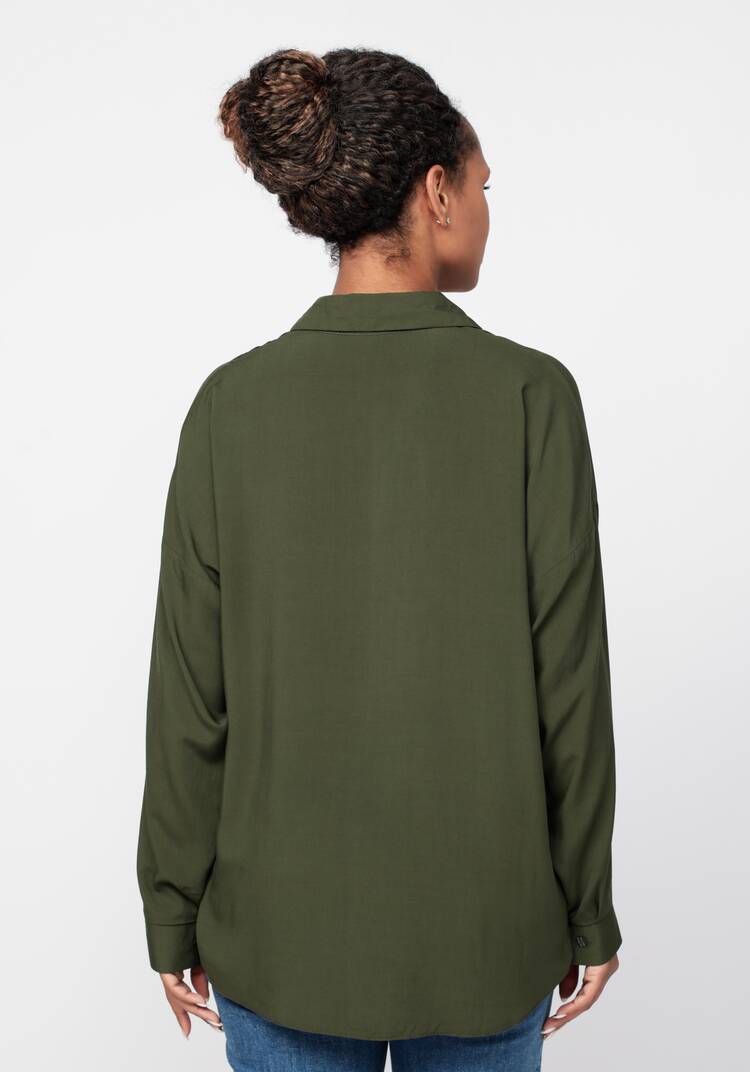 Рубашка свободного кроя с длинным рукавом шир.  750, рис. 8