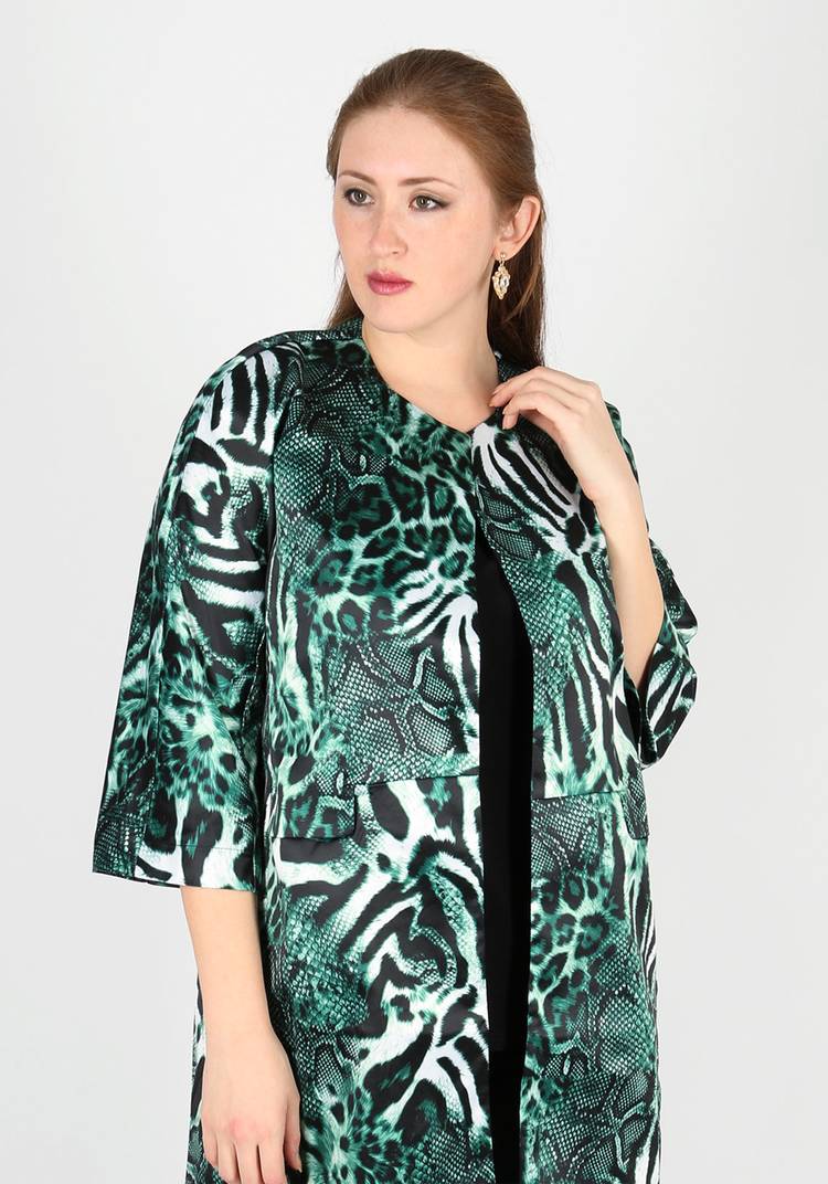 Кардиган на застежке с имитацией карманов шир.  750, рис. 4