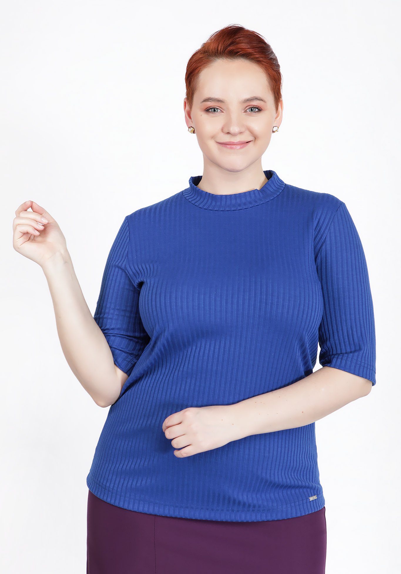 

Водолазка с рукавом 1/2, Розовый