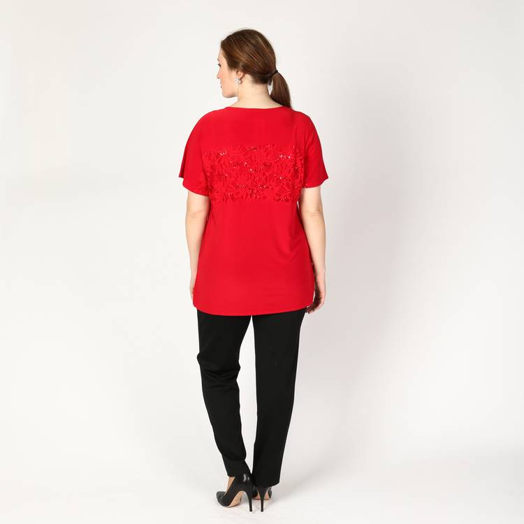 Туника с кружевной вставкой шир.  750, рис. 13