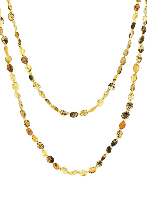 Бусы Янтарный изыск шир.  580, рис. 1