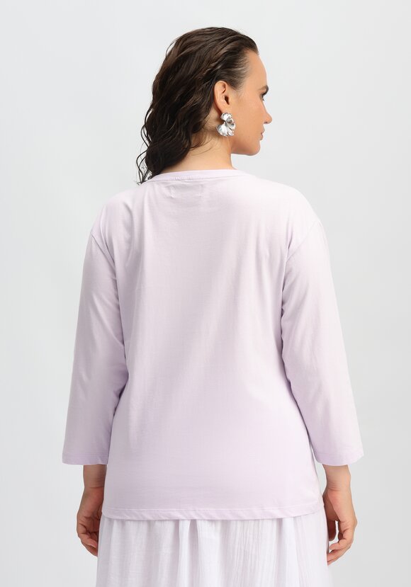 Лонгслив с цветами 3D шир.  580, рис. 20