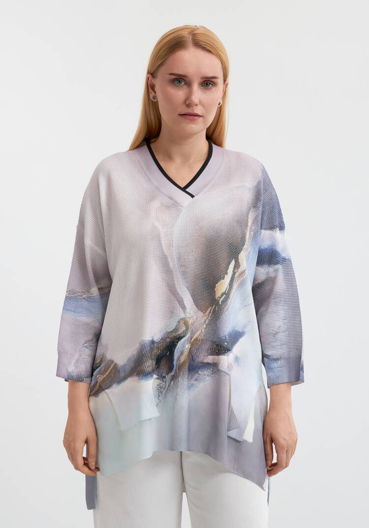 Блуза Нежные обьятия шир.  750, рис. 4