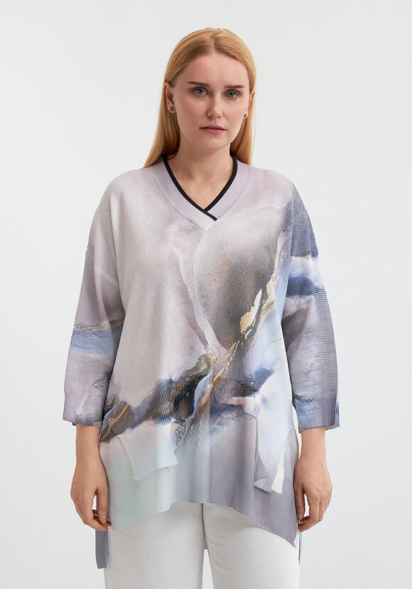 Блуза Нежные обьятия шир.  580, рис. 4