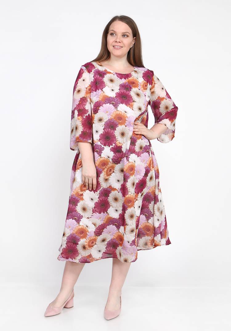 Платье с цветочным принтом Фанни шир.  750, рис. 6