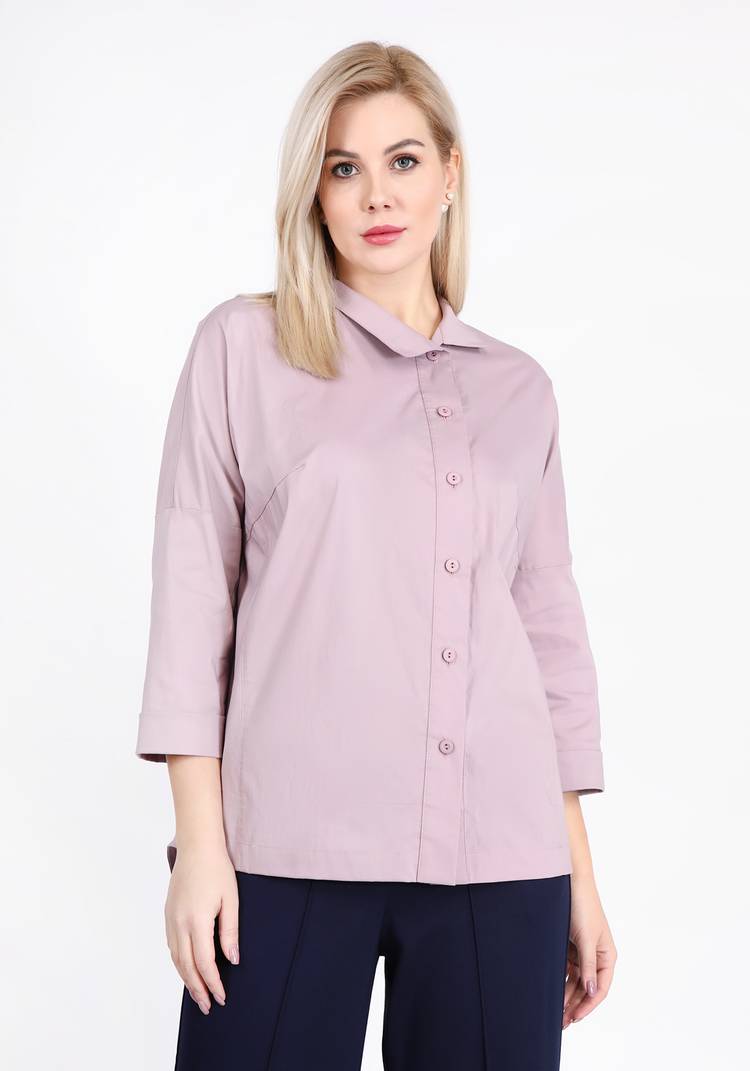 Блуза с ассиметричной застежкой шир.  750, рис. 5