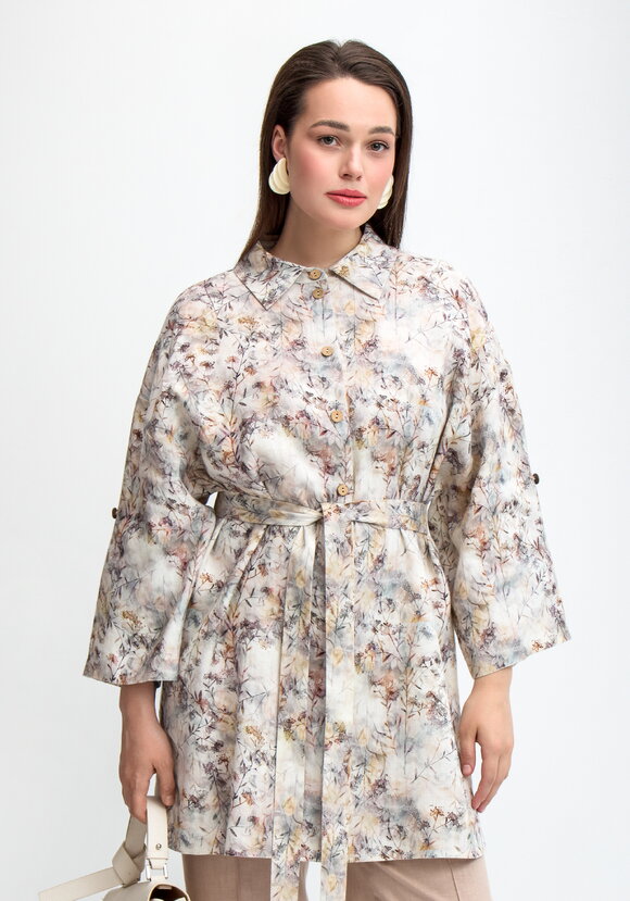 Рубашка удлиненная Женевьева шир.  580, рис. 12