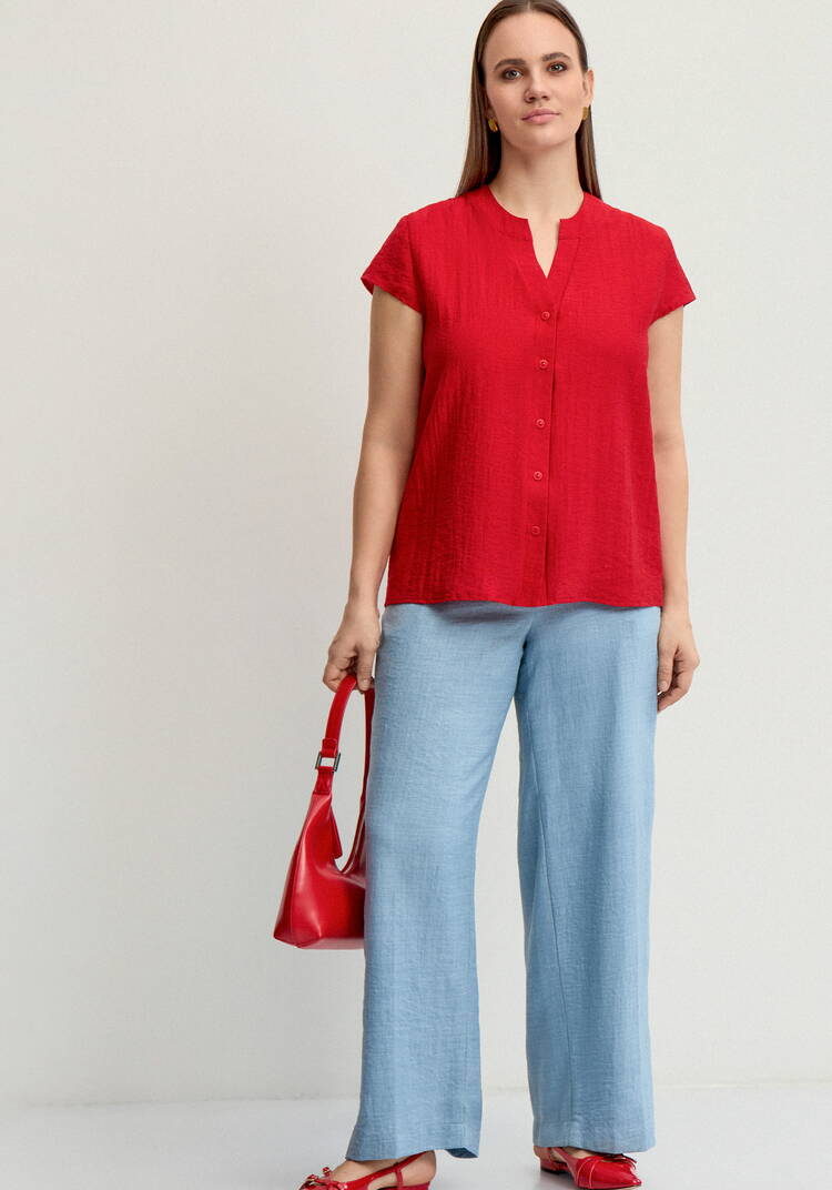 Брюки прямые со стрелками Оливия шир.  750, рис. 12