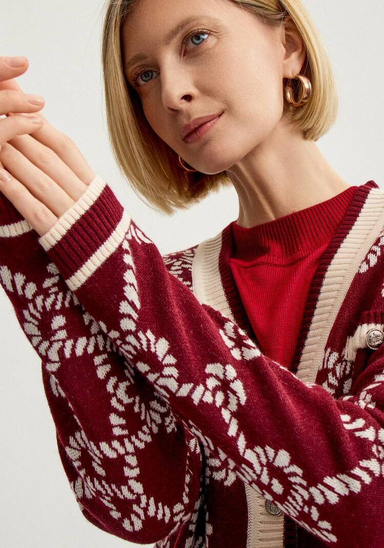 Кардиган женский удлиненный с карманами шир.  750, рис. 10