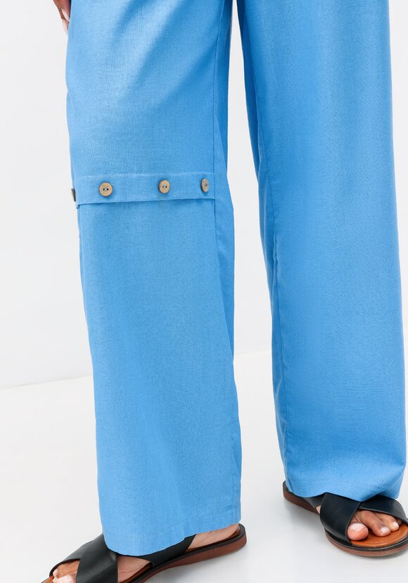 Брюки с декоративной планкой шир.  580, рис. 6