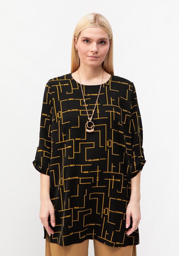 Туника с геометрическим дизайном Марта шир.  580, рис. 10