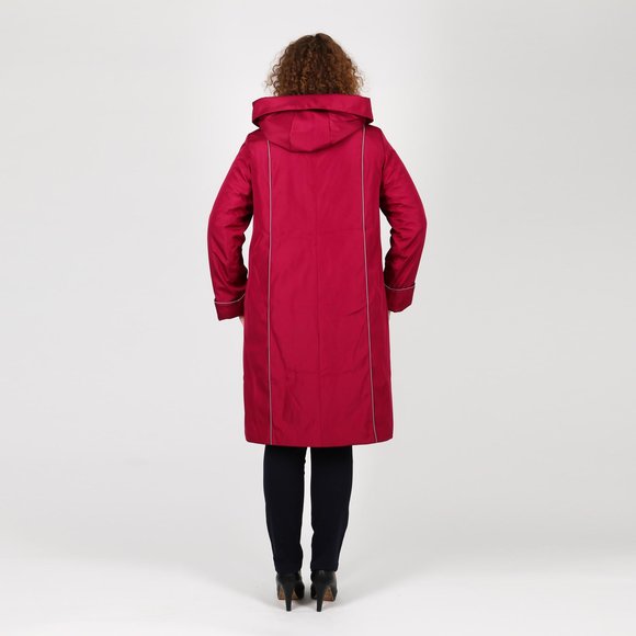 Пальто на молнии с капюшоном и карманами шир.  580, рис. 14