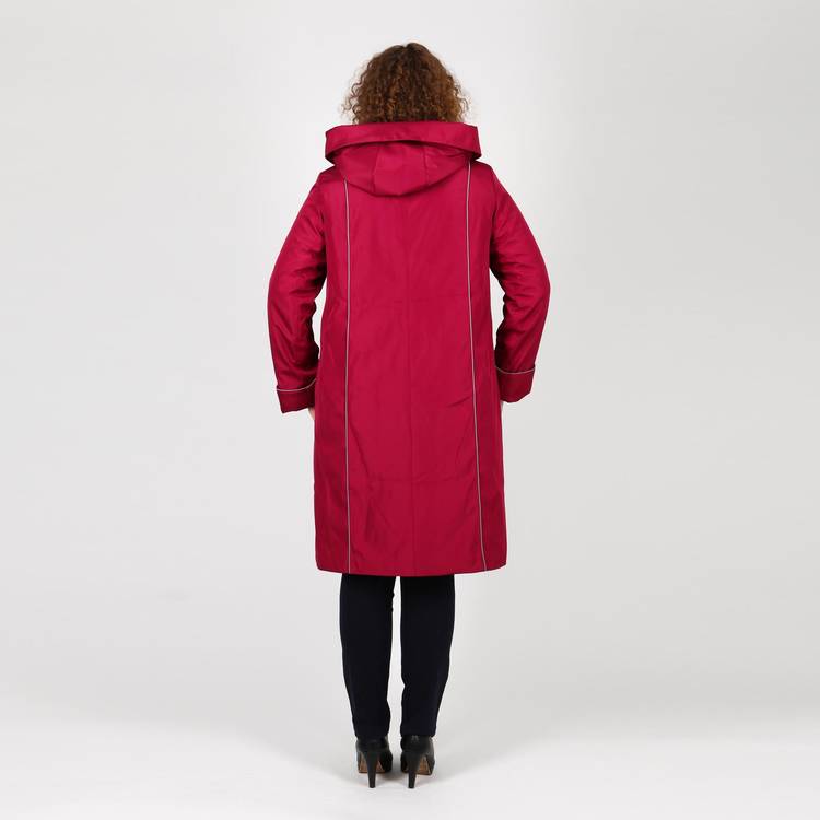 Пальто на молнии с капюшоном и карманами шир.  750, рис. 14