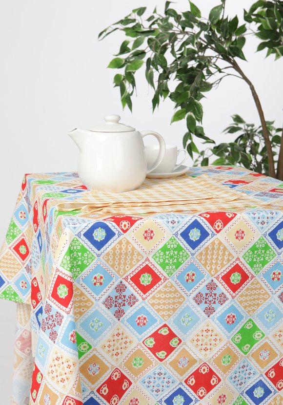 Скатерть с салфетками Мозаика шир.  580, рис. 4