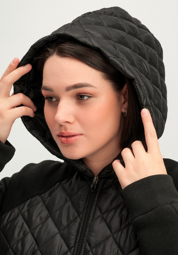 Толстовка с капюшоном и стежкой шир.  580, рис. 14