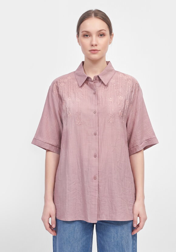 Блуза с вышивкой Миледи шир.  580, рис. 19